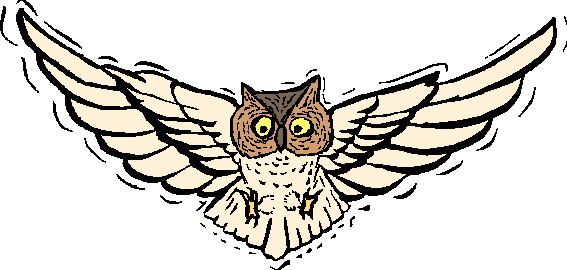 Flying owl clipart 2 » Clipart Station.