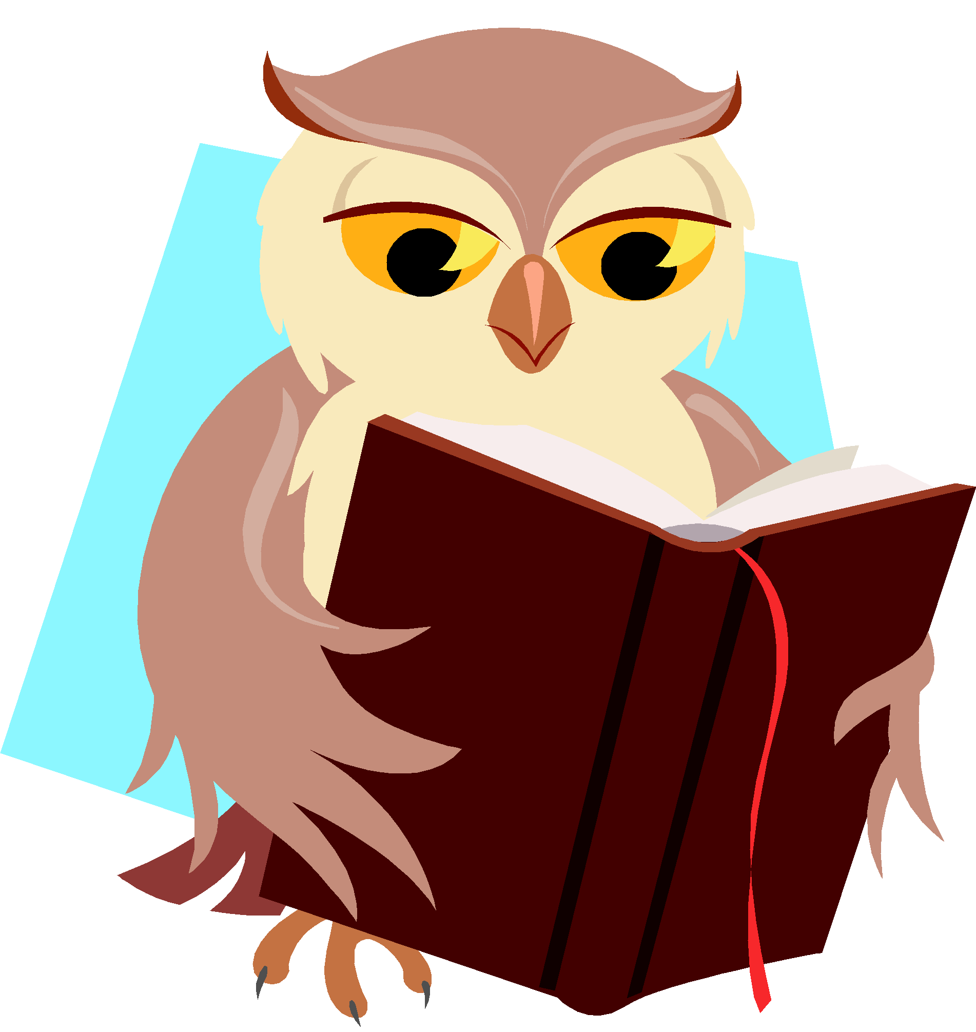 59+ Owl Reading Clipart.