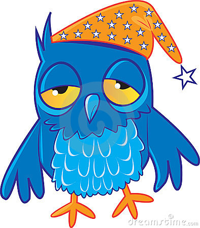 Sleeping Owl Clipart.