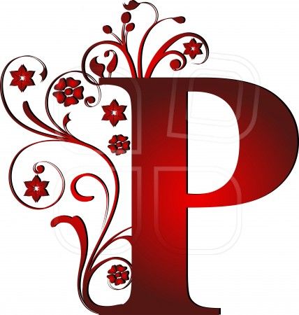 capital letter P red, abstract, alphabet, alphabetic.