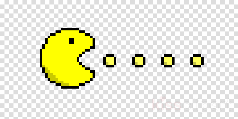 Pacman Pixel Art clipart.