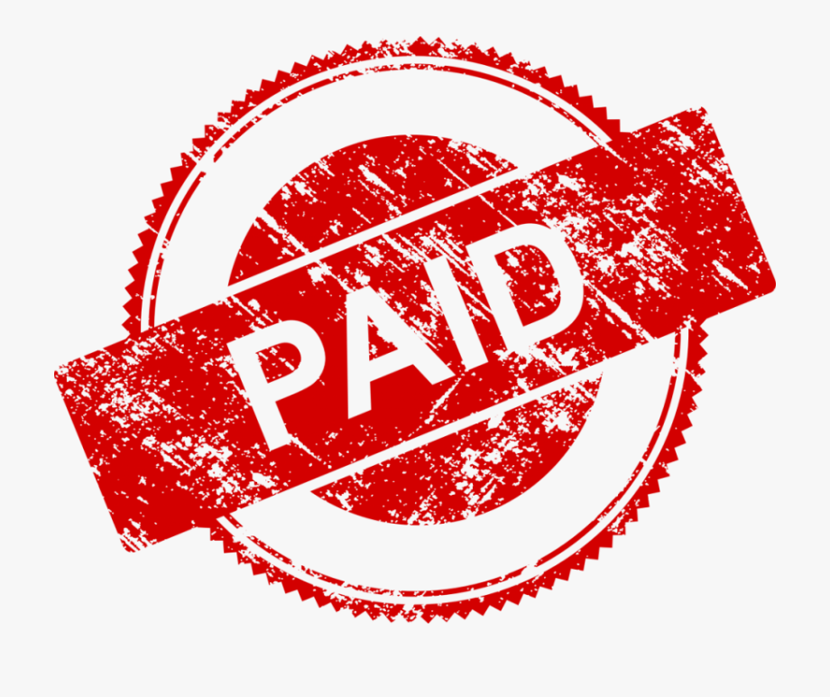 Download Free Png Paid Stamp.