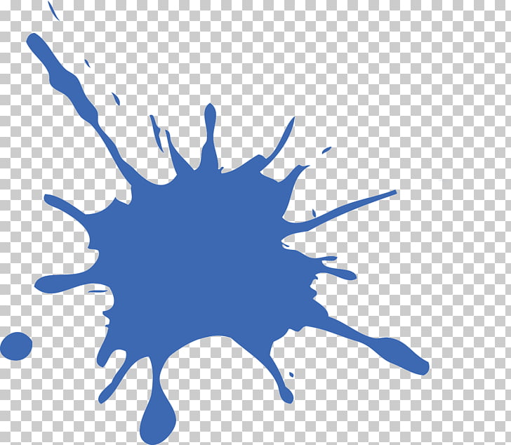 Paintball Drawing , Blue Splat , blue paint drop PNG clipart.
