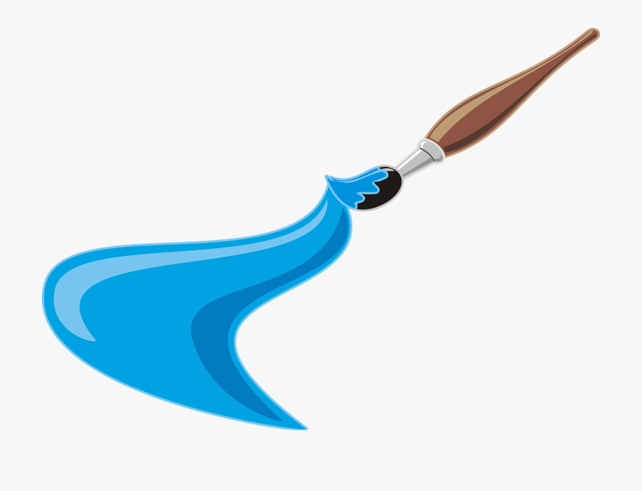 Paint Brush Silhouette Png.