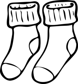 Clip art socks.