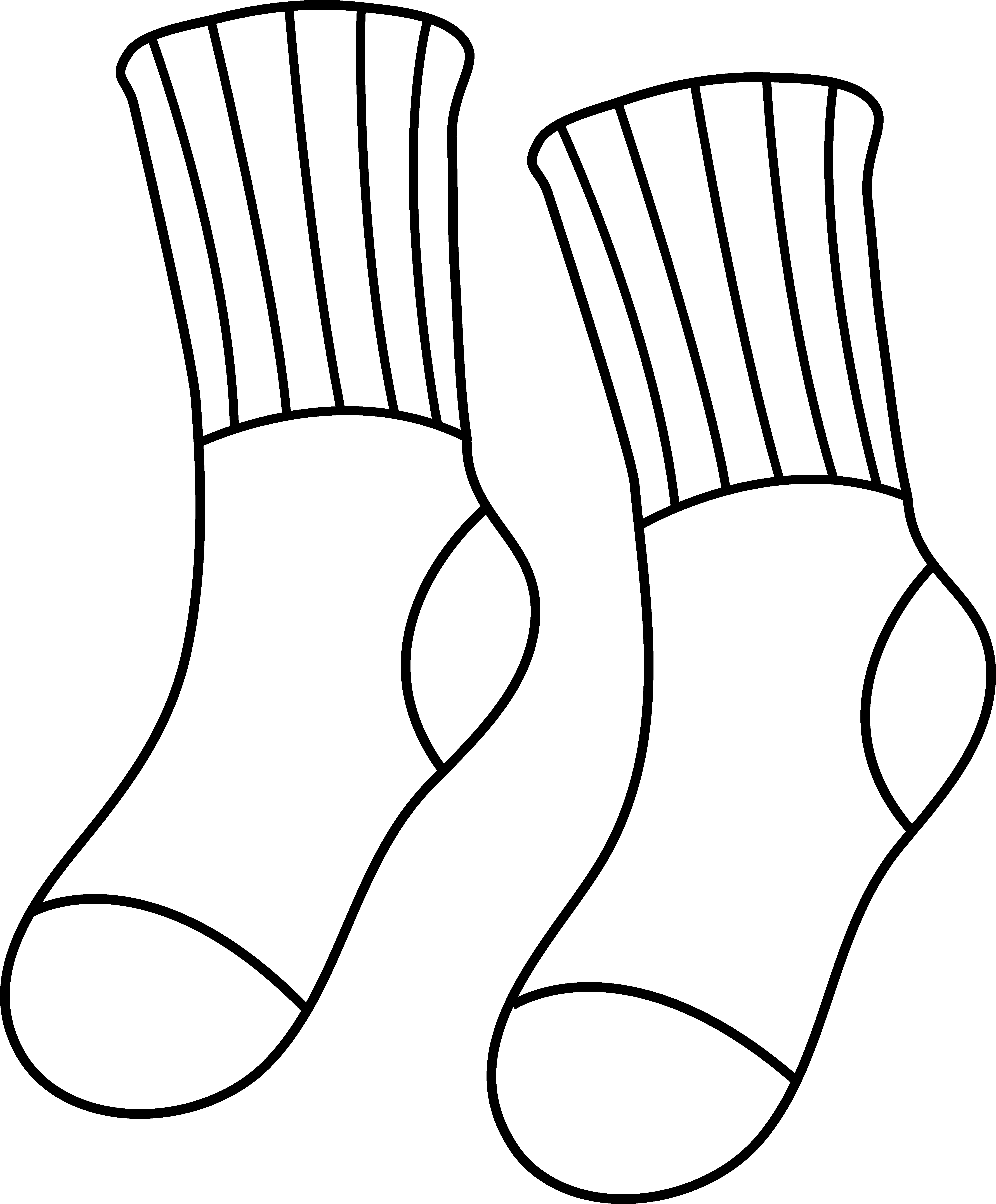 Socks Printable Template