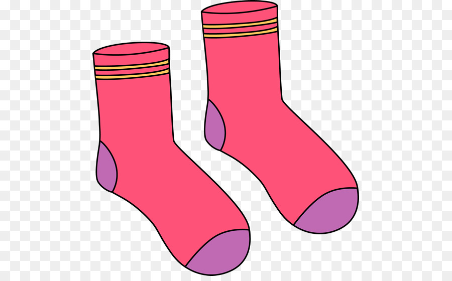 Pink Socks Clipart.