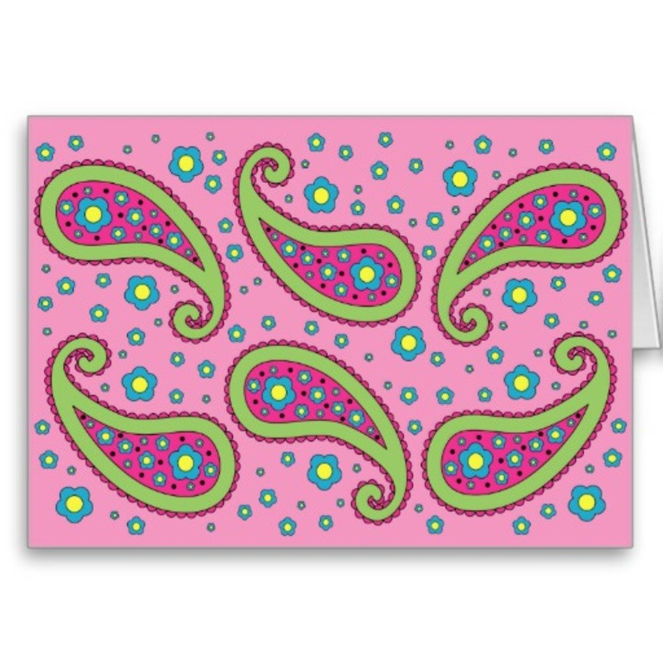 Paisley Border Clip Art N4 free image.