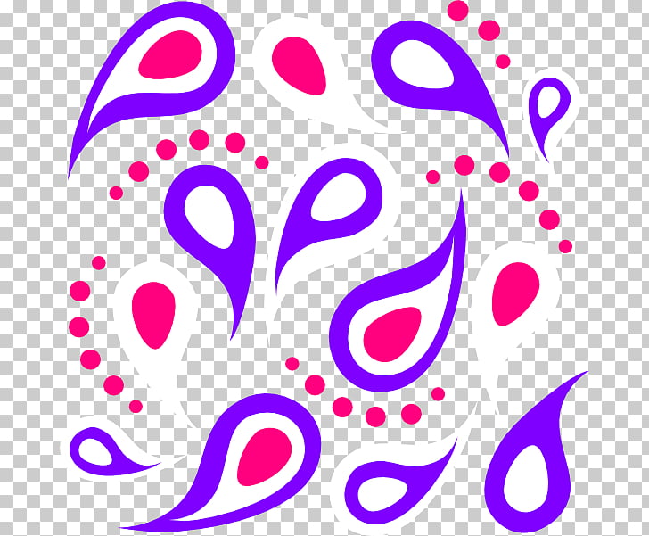 Stencil Paisley , design PNG clipart.