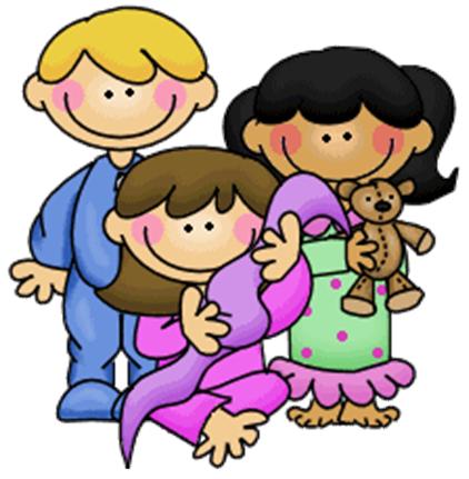 Kids in pajamas clipart 4 » Clipart Station.