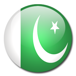 Pakistan Flag Icon.