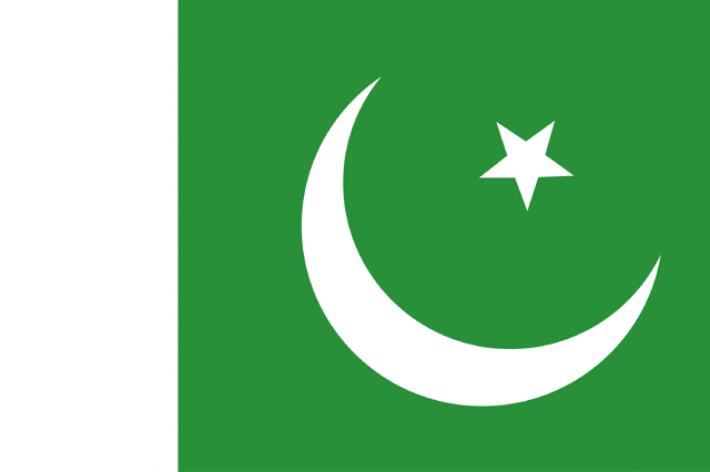 Flag of Pakistan, 2009.