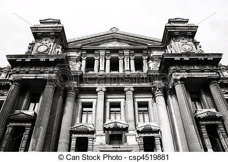 Stock Photography of Palace of Justice, Brussels.