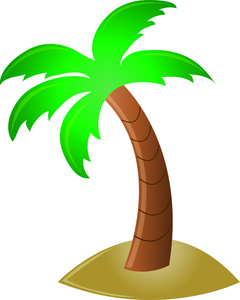 Hawaiian Palm Tree Clip Art.