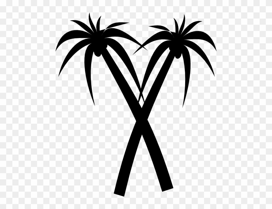Palm Trees Outlines Png Clipart (#338).