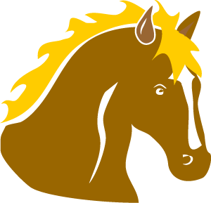 Horse Clip Art Palomino Pony Head.
