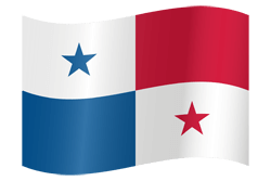 Panama flag clipart.