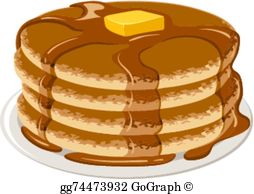 Pancakes Clip Art.