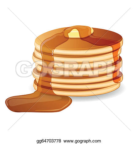 Pancakes Clip Art.