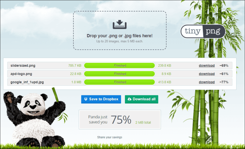 From big to small: 5 free image compression tools reviewed.