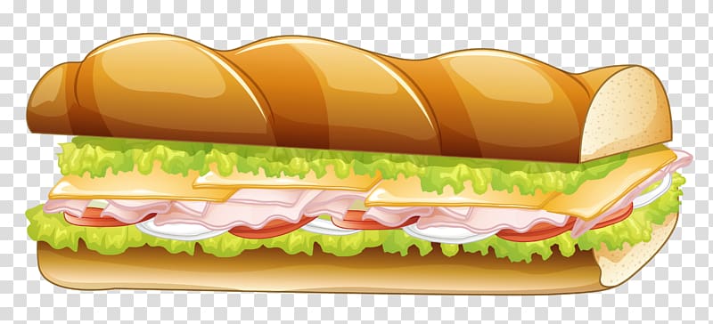 Sandwich illustration, Hamburger Submarine sandwich Pizza.