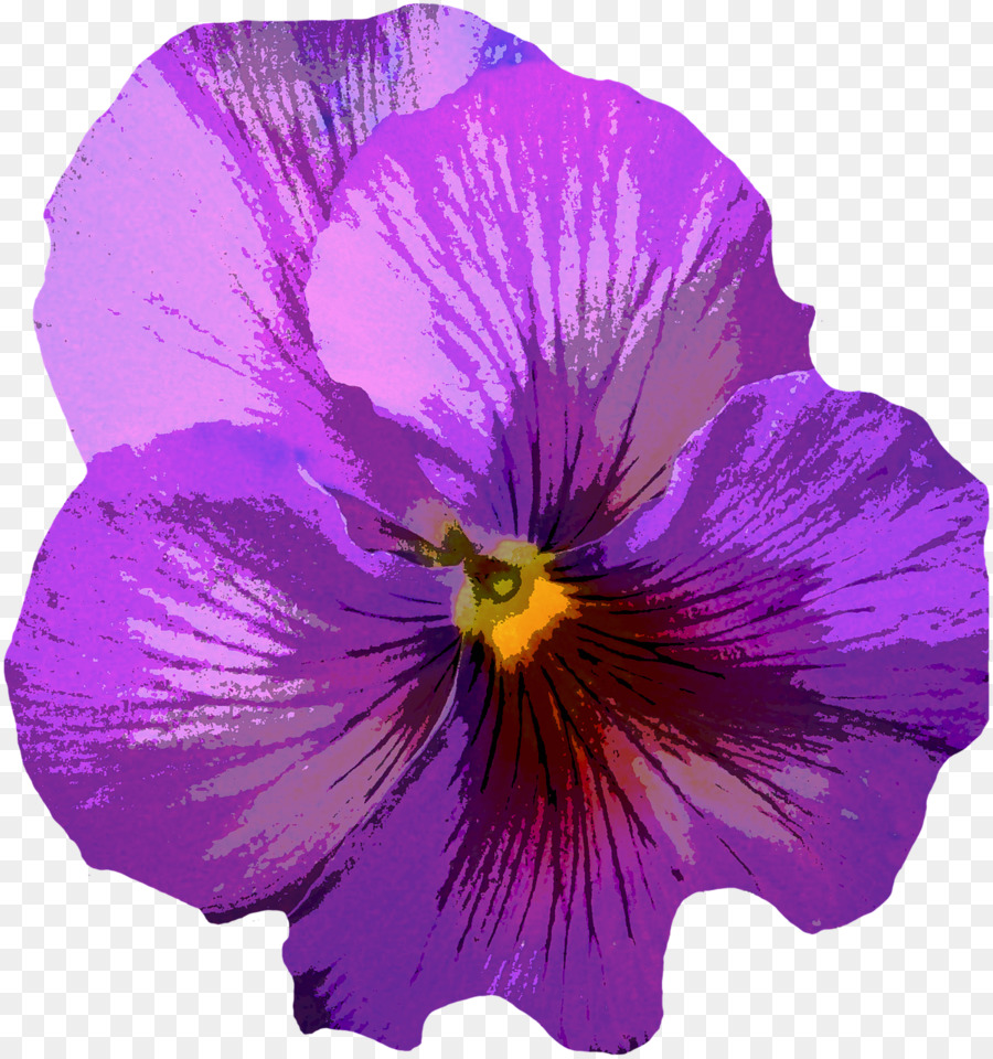 Violet Flower clipart.