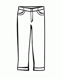 Image result for pants clipart black and white.