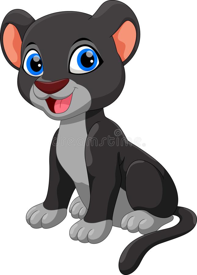 698 Black Panther free clipart.