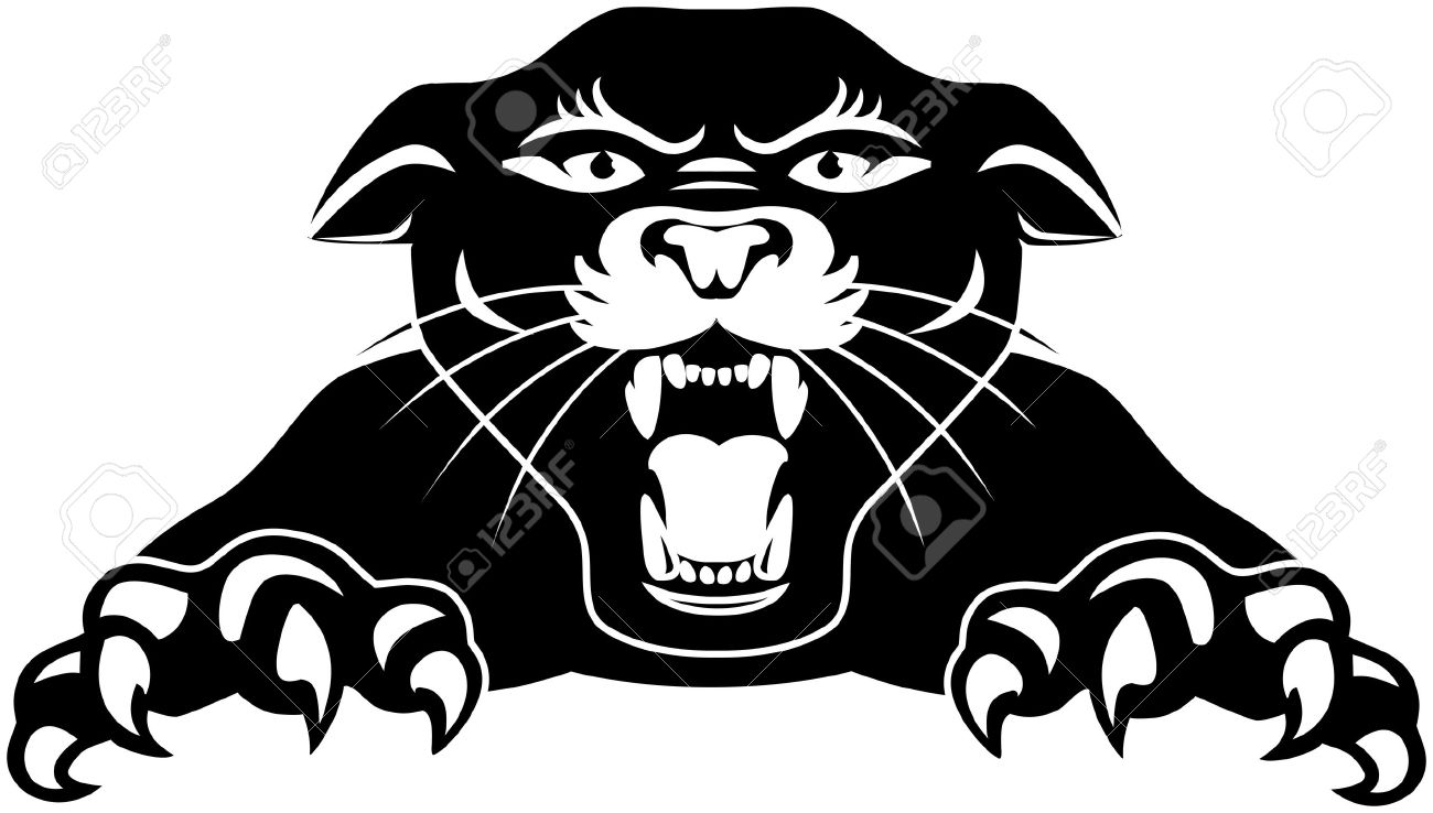 Panther Face Cliparts 10.