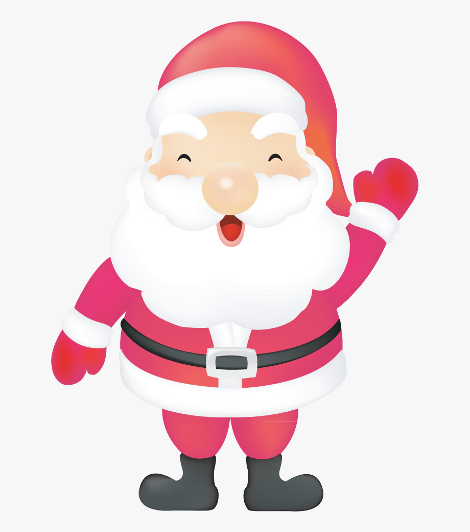 Papa Noel, Santa Claus, Navidad Vector.