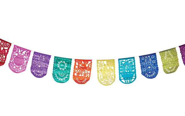 Papel Picado Banner Clip Art