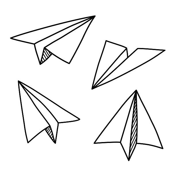 367 Paper Airplane free clipart.