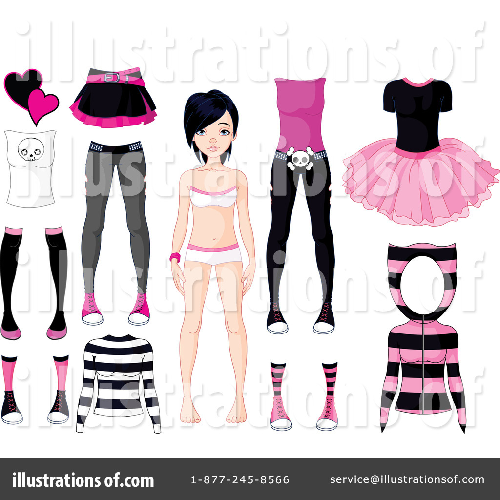 Paper Doll Clipart #436015.