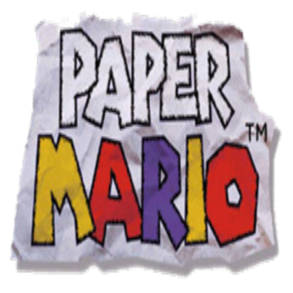 Paper Mario Logo.