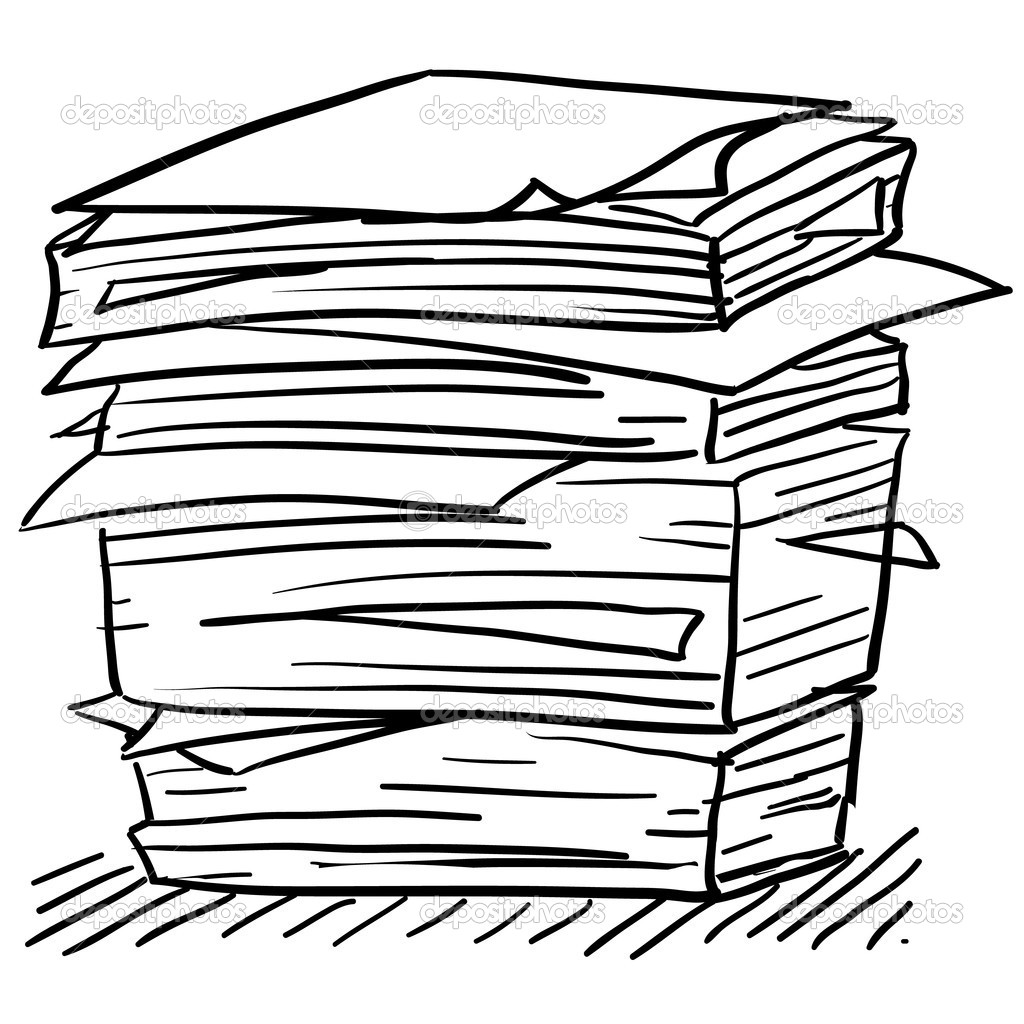 Stack Of Paper Clipart.
