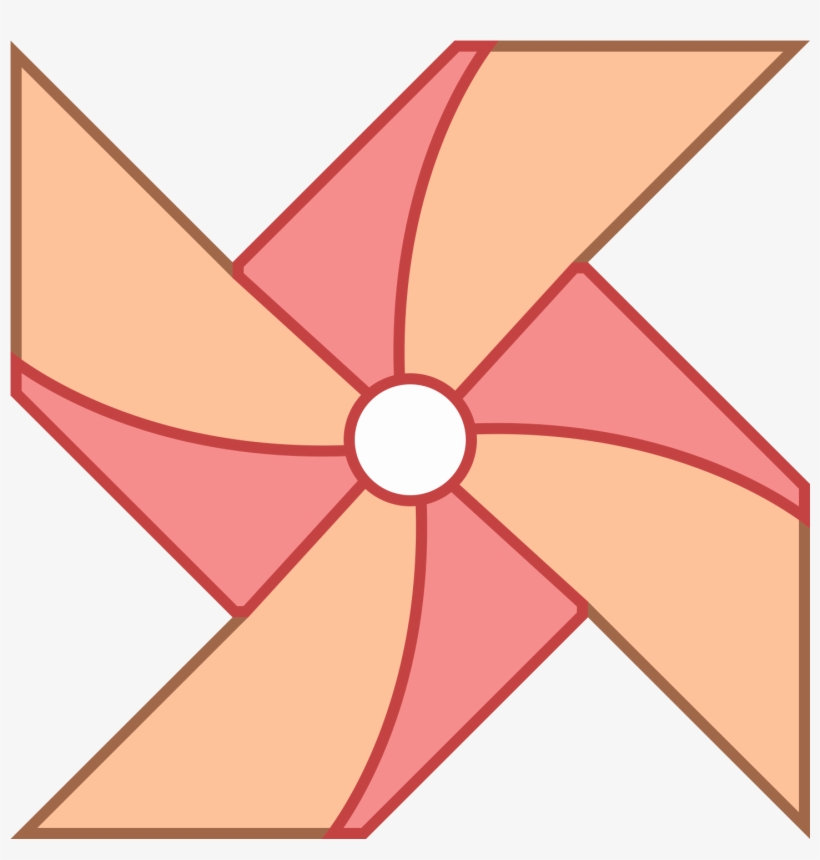 This Image Represents A Paper Windmill.