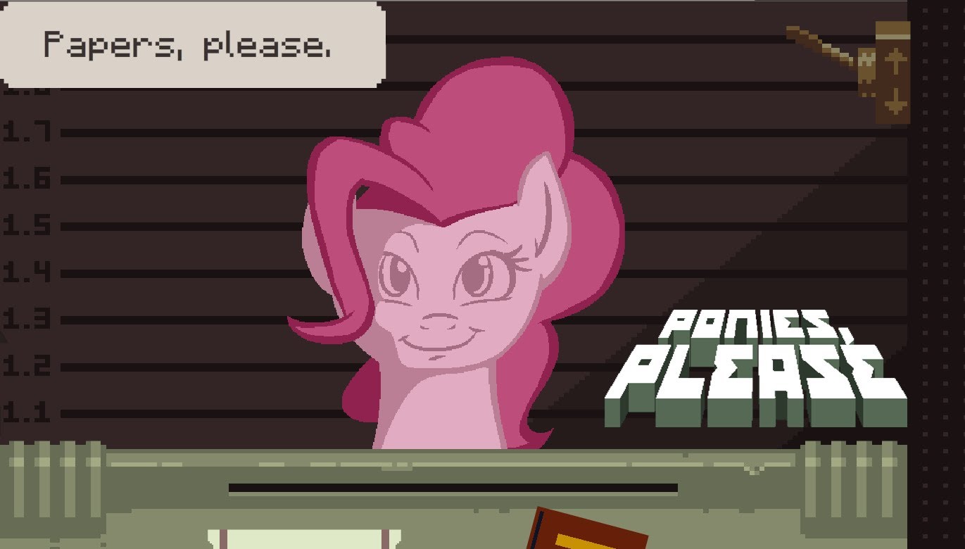 That s not my neighbor papers please. Паперс плиз. Papers please Pony. Papers please MLP. Арстотцка Эквестрия.