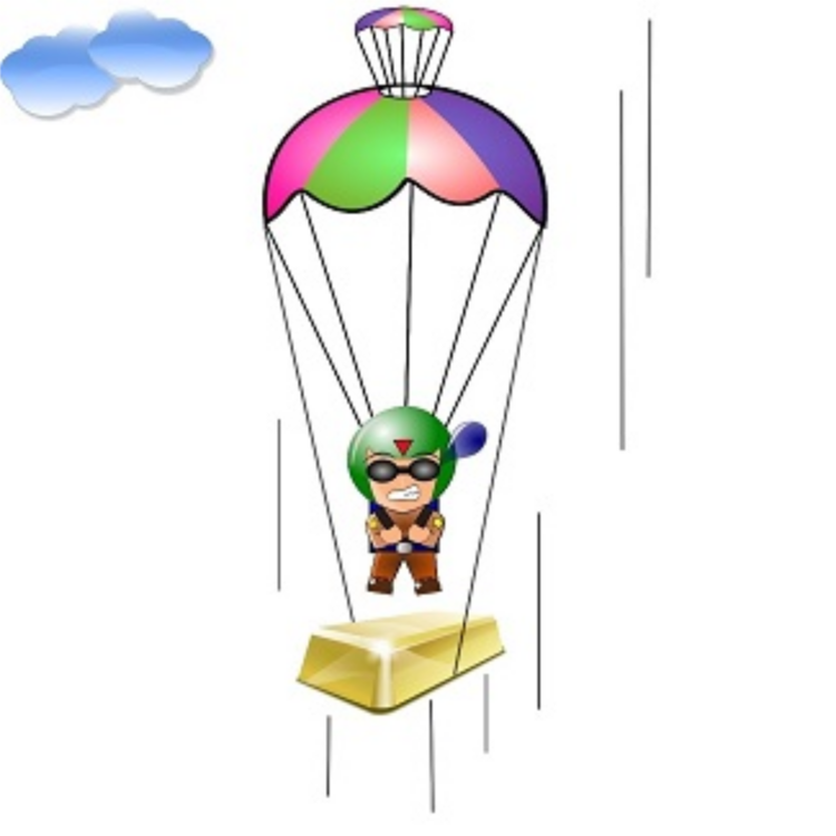 Line,Balloon,Parachuting Clipart.