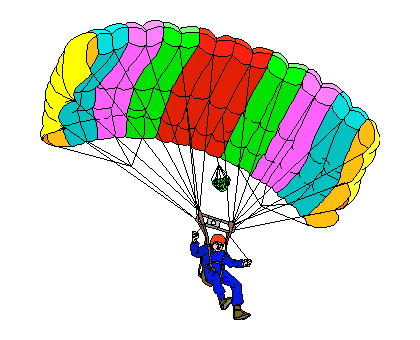 Skydiving Clipart.