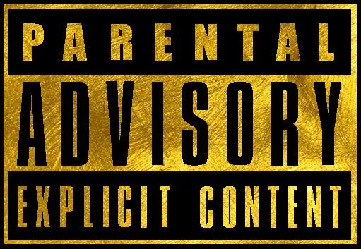 Parental Advisory Black Gold.