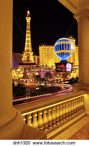 Stock Photography of Paris hotel and casino Las Vegas, Nevada.