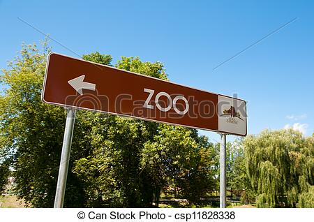 Stock Photos of ZOO sign.