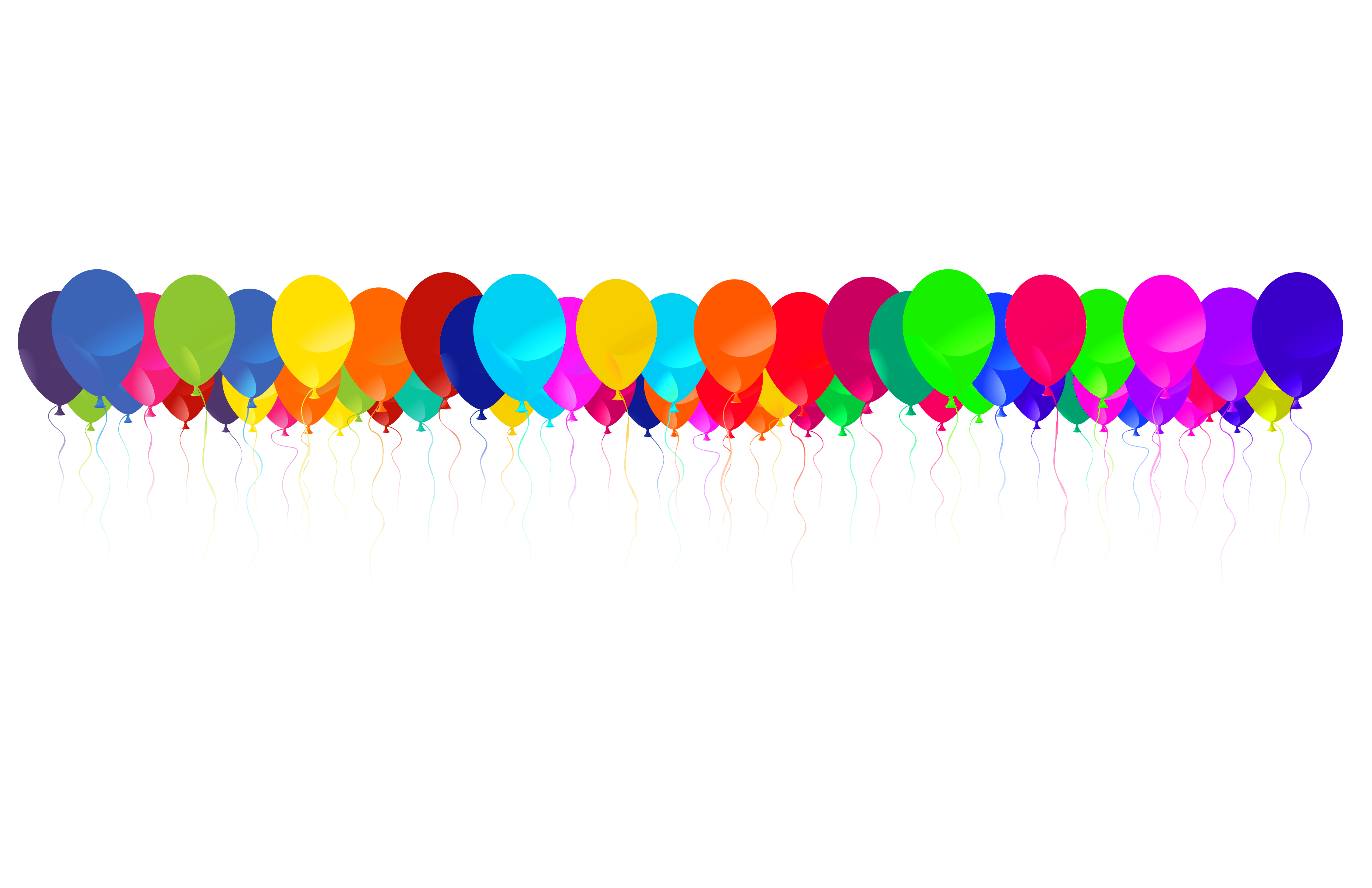 Free Balloons Border, Download Free Clip Art, Free Clip Art.