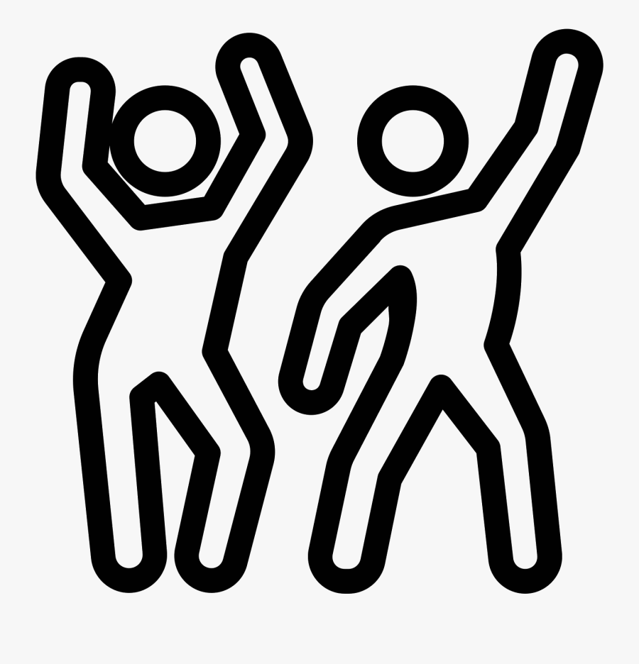 Transparent Dance Party Clipart.