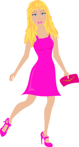 Free Party Girl Clipart Image 0515.