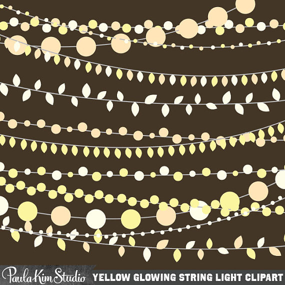 Party lights clipart.