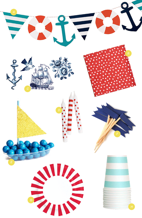 Download Free png Nautical Party Supplies.