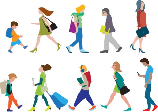 Passers By Away Clip Art, Vector Images & Illustrations.