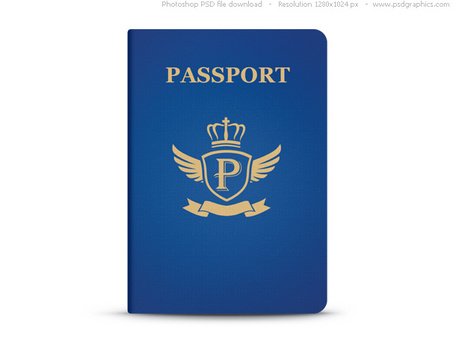 Passport Stamp Clip Art, Vector Passport Stamp.