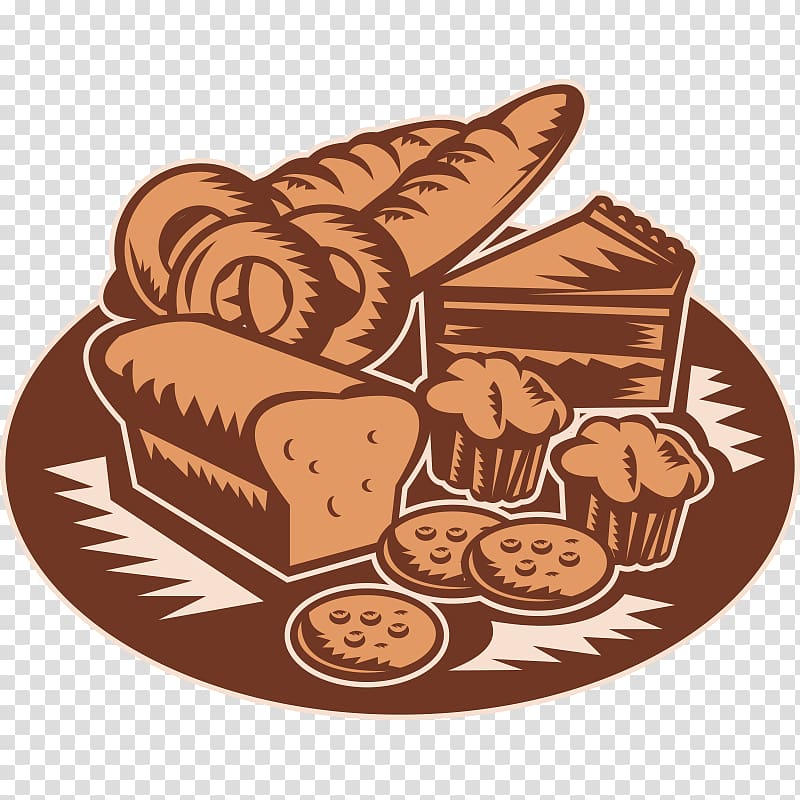 Bakery Pastry , bread transparent background PNG clipart.